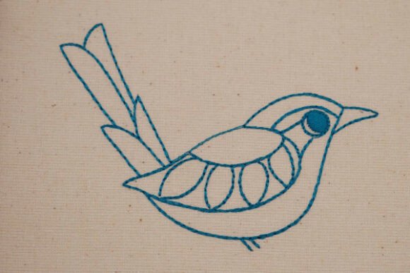 Bird Line Art: A Minimalist Embroidery Review