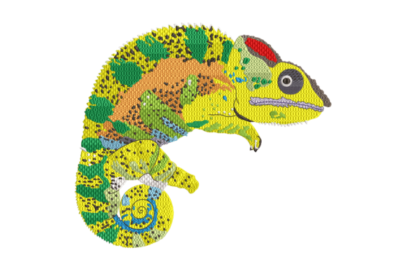 Chameleon Embroidery Design Review