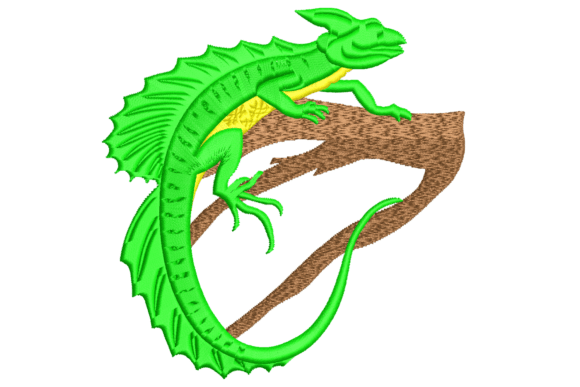 Colorful Chameleon Embroidery Design Review
