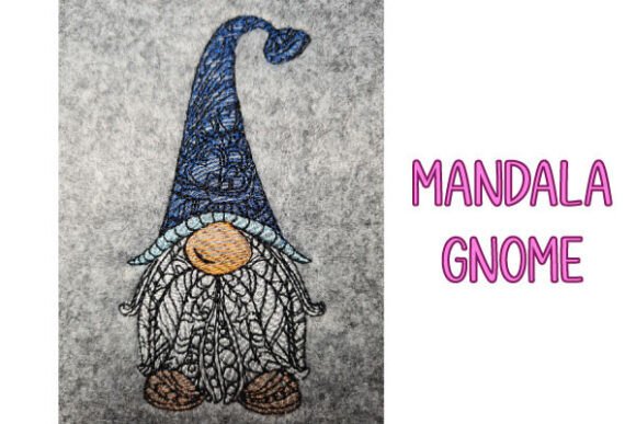Gnome Mandala Style Embroidery Design Review