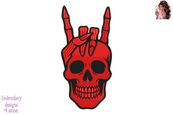 Hellrock Skull Embroidery: A Designer’s Craft Fair Review