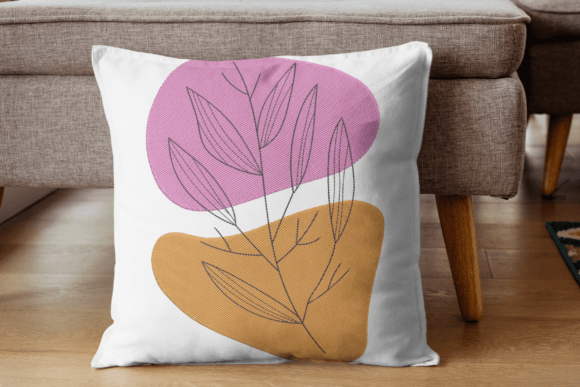 Orange and Pink Abstract Embroidery Review