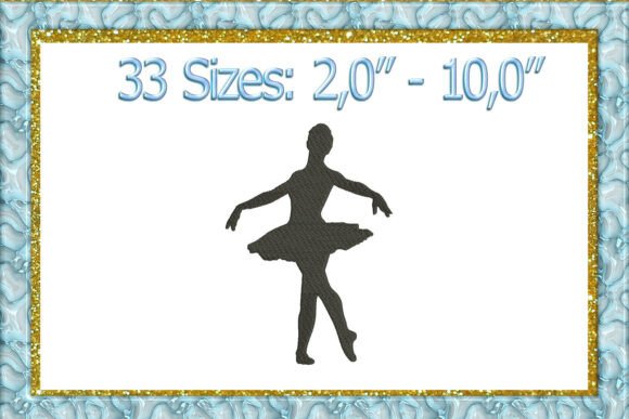 Review: Ballerina Silhouette Embroidery Design for Sweatshirts