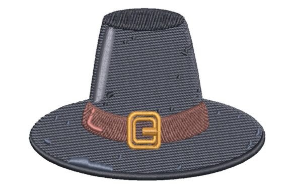 Review: Classic Thanksgiving Pilgrim Hat Embroidery Design