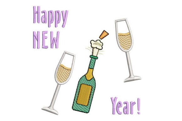 Review: Happy New Year Embroidery Design for Holiday Sales