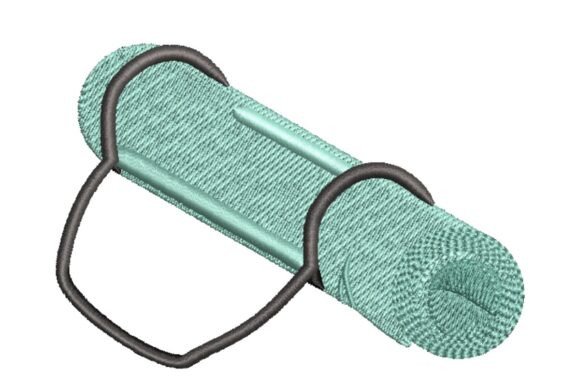 Review: Rolled Yoga Mat Embroidery Design