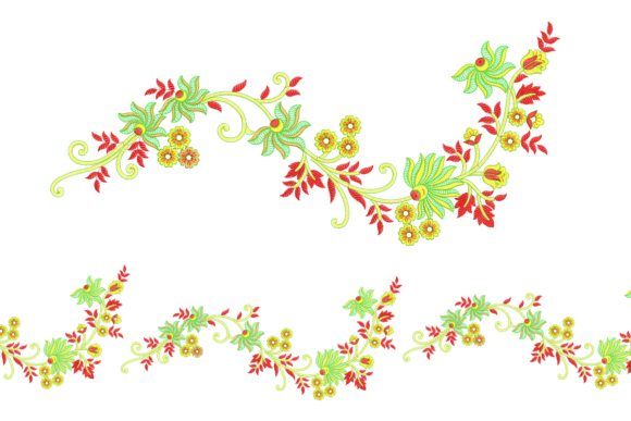 Reviewing An Elegant Embroidery Border Design