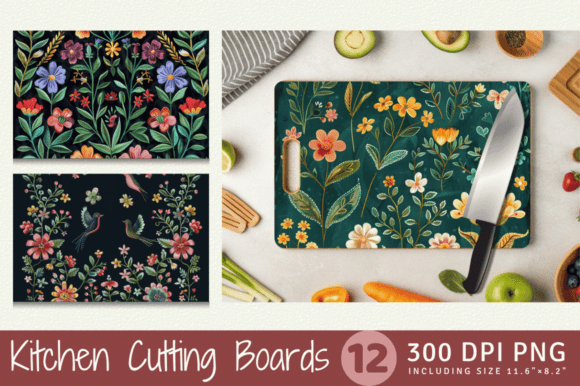 Reviewing Spring Hand Embroidery Cutting Boards Su
