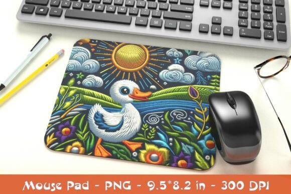Reviewing the Embroidery Duck Mousepad PNG for Real Projects