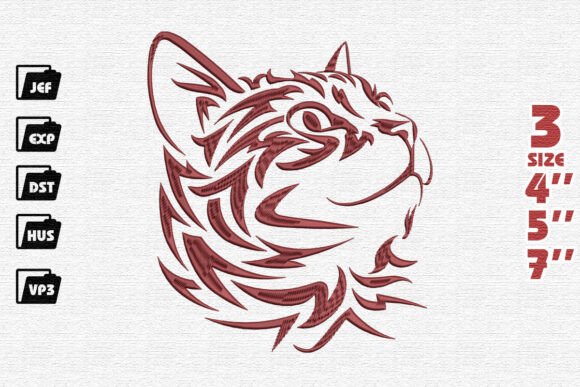 Tribal Cat Embroidery: A Designer's Review