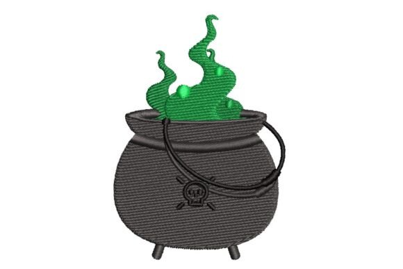 Witch's Bubbling Cauldron Embroidery Design Review